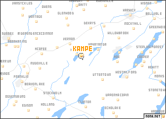 map of Kampe