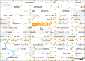 map of Kamphausen