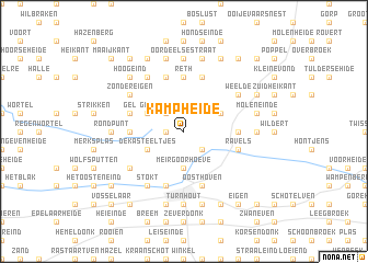 map of Kamp Heide