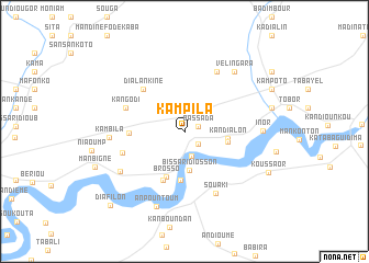 map of Kampila