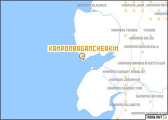 map of Kampon Bagan Che Akim