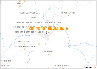 map of Kampong Abdul Majid