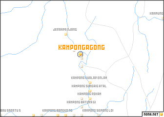 map of Kampong Agong