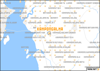 map of Kampong Alma