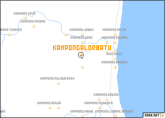 map of Kampong Alor Batu