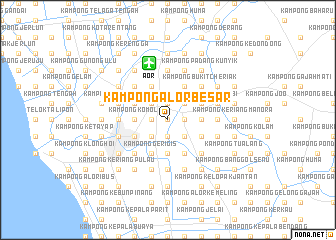 map of Kampong Alor Besar