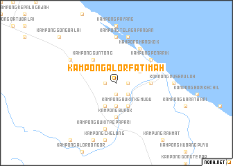 map of Kampong Alor Fatimah