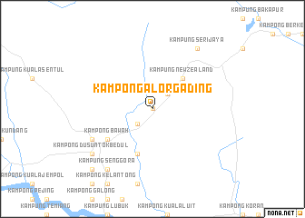 map of Kampong Alor Gading