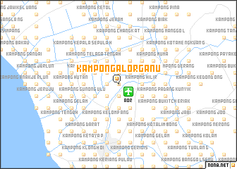 map of Kampong Alor Ganu