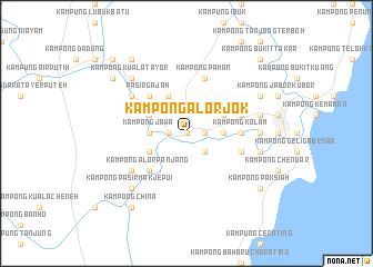 map of Kampong Alor Jok