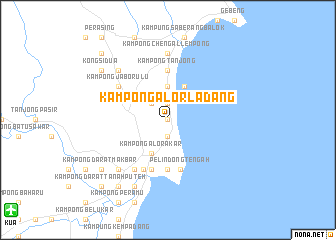 map of Kampong Alor Ladang