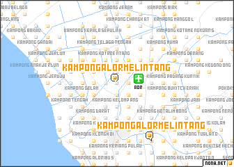 map of Kampong Alor Melintang