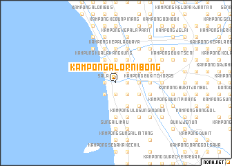 map of Kampong Alor Nibong