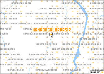 map of Kampong Alor Pasir