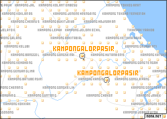 map of Kampong Alor Pasir