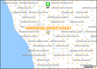 map of Kampong Alor Penyengat