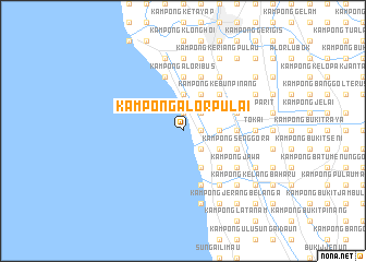 map of Kampong Alor Pulai