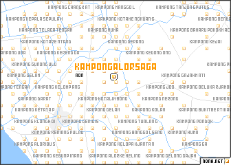 map of Kampong Alor Saga