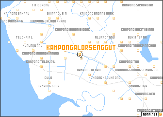 map of Kampong Alor Senggut