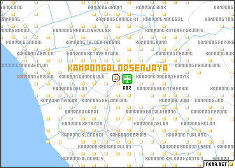 map of Kampong Alor Senjaya