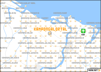 map of Kampong Alor Tal