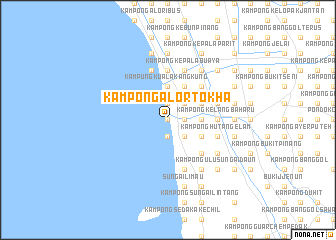 map of Kampong Alor Tok Ha