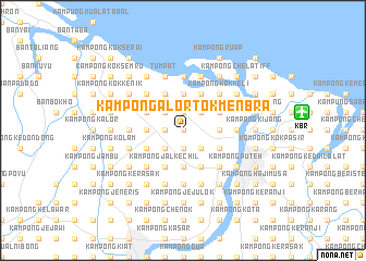 map of Kampong Alor Tok Menbra