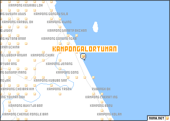 map of Kampong Alor Tuman
