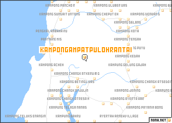 map of Kampong Ampat Puloh Rantai