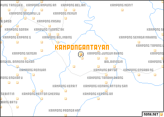 map of Kampong Antayan