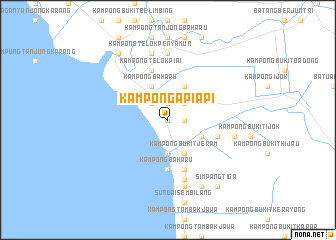 map of Kampong Api Api