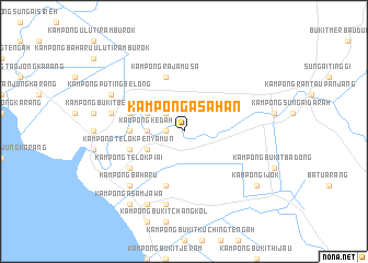 map of Kampong Asahan