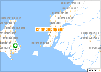 map of Kampong Assam