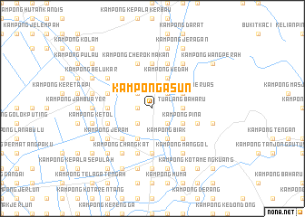 map of Kampong Asun