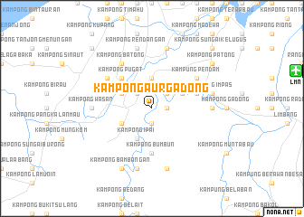 map of Kampong Aur Gadong