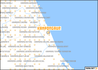 map of Kampong Aur