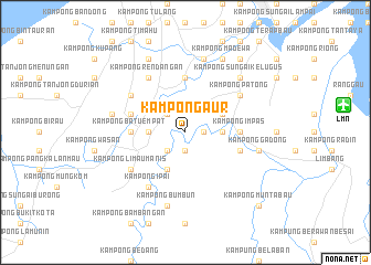 map of Kampong Aur