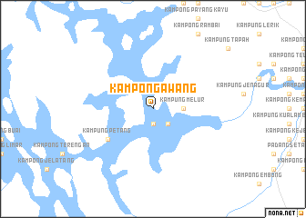 map of Kampong Awang