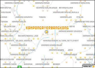 map of Kampong Ayer Bangkong