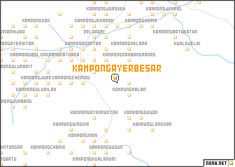 map of Kampong Ayer Besar
