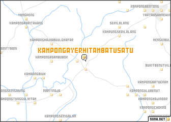 map of Kampong Ayer Hitam Batu Satu