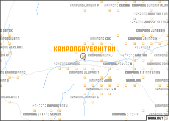 map of Kampong Ayer Hitam