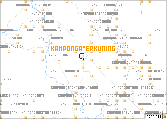 map of Kampong Ayer Kuning