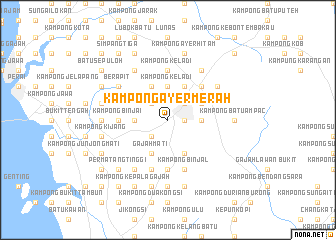 map of Kampong Ayer Merah