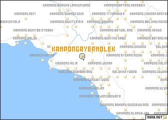 map of Kampong Ayer Molek