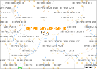 map of Kampong Ayer Pasir