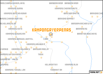 map of Kampong Ayer Penas