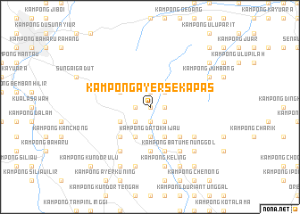 map of Kampong Ayer Sekapas