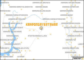 map of Kampong Ayer Tawar