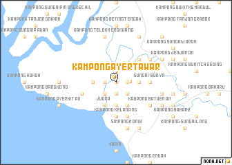 map of Kampong Ayer Tawar